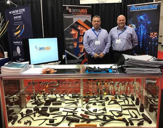 AES USA's stand at the National Electrical Wire Processing Technology Expo 2018