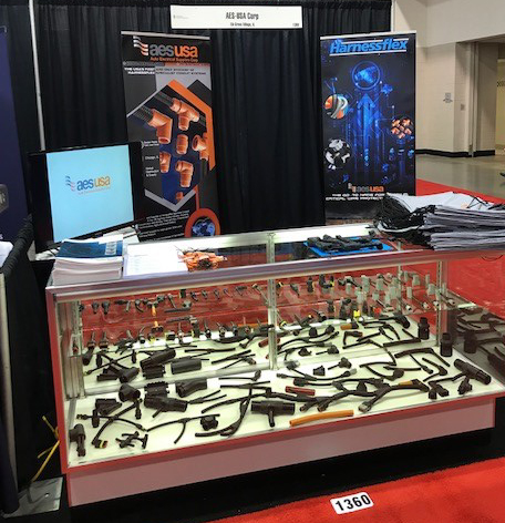 AES USA's stand at the National Electrical Wire Processing Technology Expo 2018