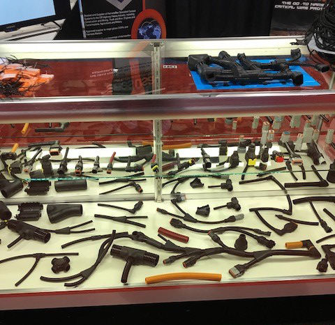 A selection of Harnessflex interfaces and conduits on the AES USA stand