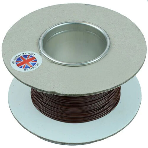 ThinwallCable-Brown AMC 20 Ga. 0.75mm² 24/0.20mm Thinwall Cable 100m - Brown - Image 1