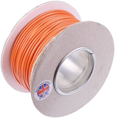 AMC 20 awg 0.5mm? 16/0.20mm Thinwall Cable 100m - Orange - Image 1