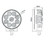 AES USA Flood LED Work Light LED703FL - Image 5