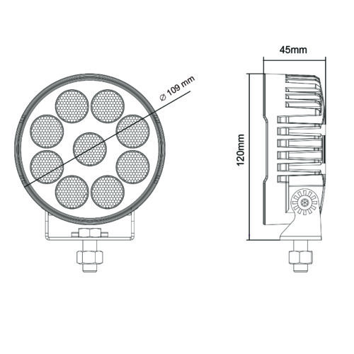 AES USA Flood LED Work Light LED703FL - Image 5