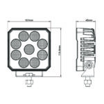 AES USA Flood LED Work Light LED702FL - Image 4